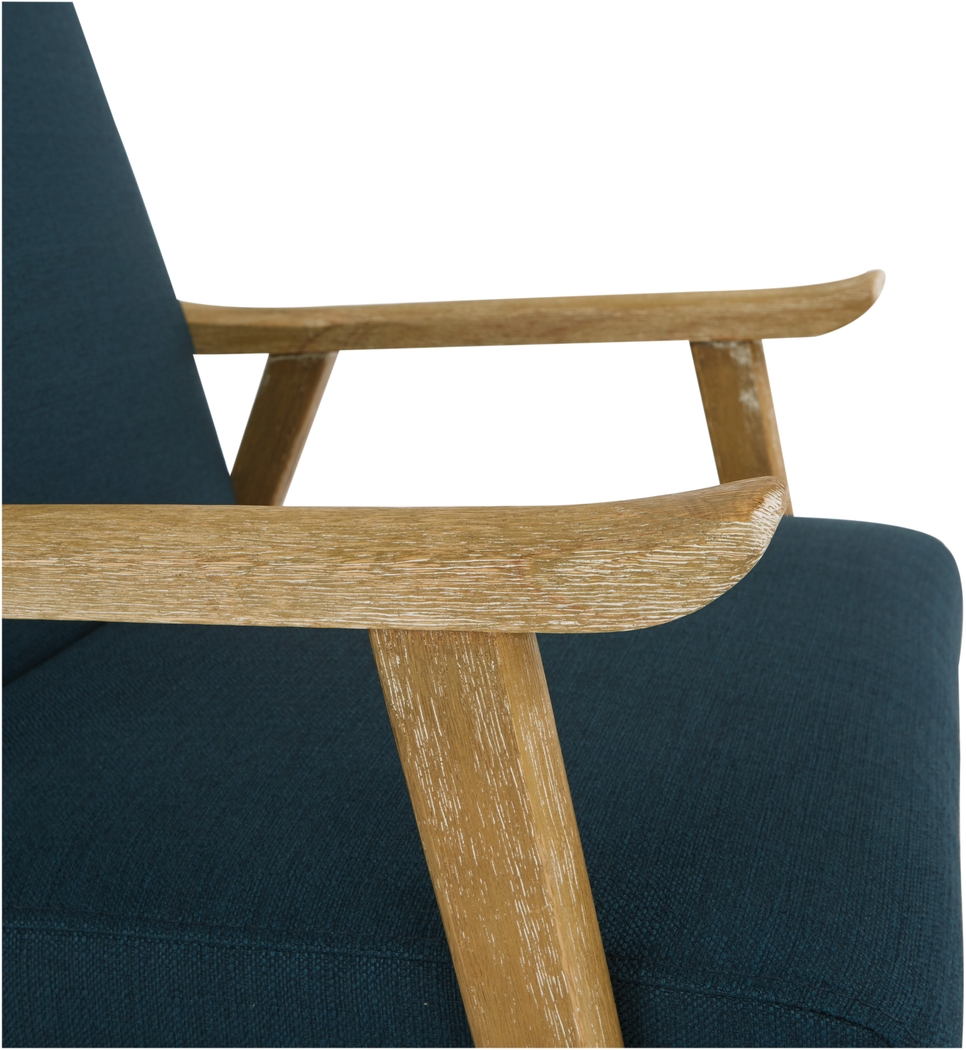 Sarapan I Dark Blue Accent Chair - Thumbnail - Image 7