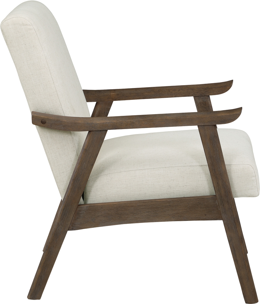 Sarapan II Cream Accent Chair - Thumbnail - Image 5