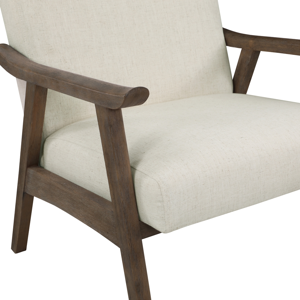 Sarapan II Cream Accent Chair - Thumbnail - Image 7