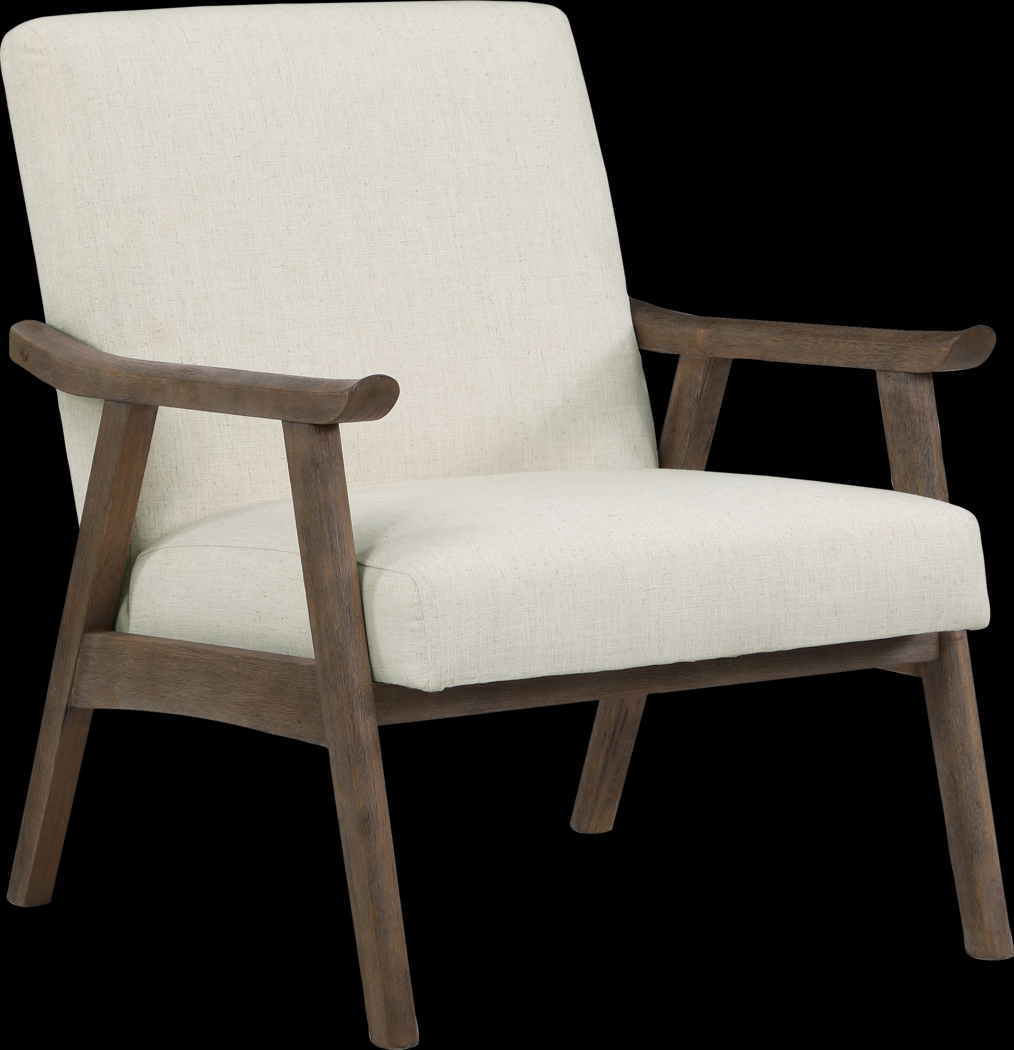 Sarapan II Cream Accent Chair - Thumbnail - Image 1