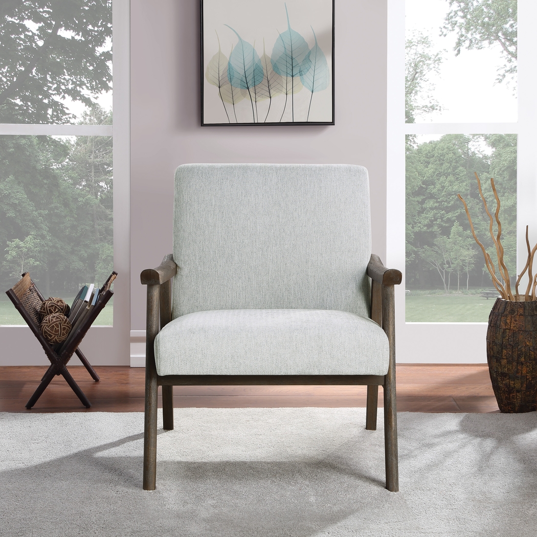 Sarapan II Gray Accent Chair - Thumbnail - Image 3