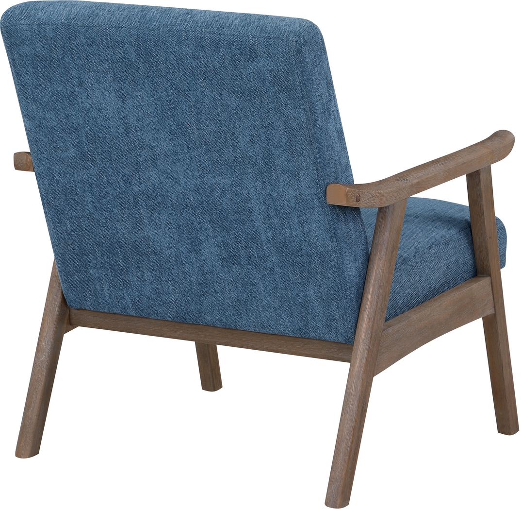 Sarapan II Navy Accent Chair - Thumbnail - Image 4