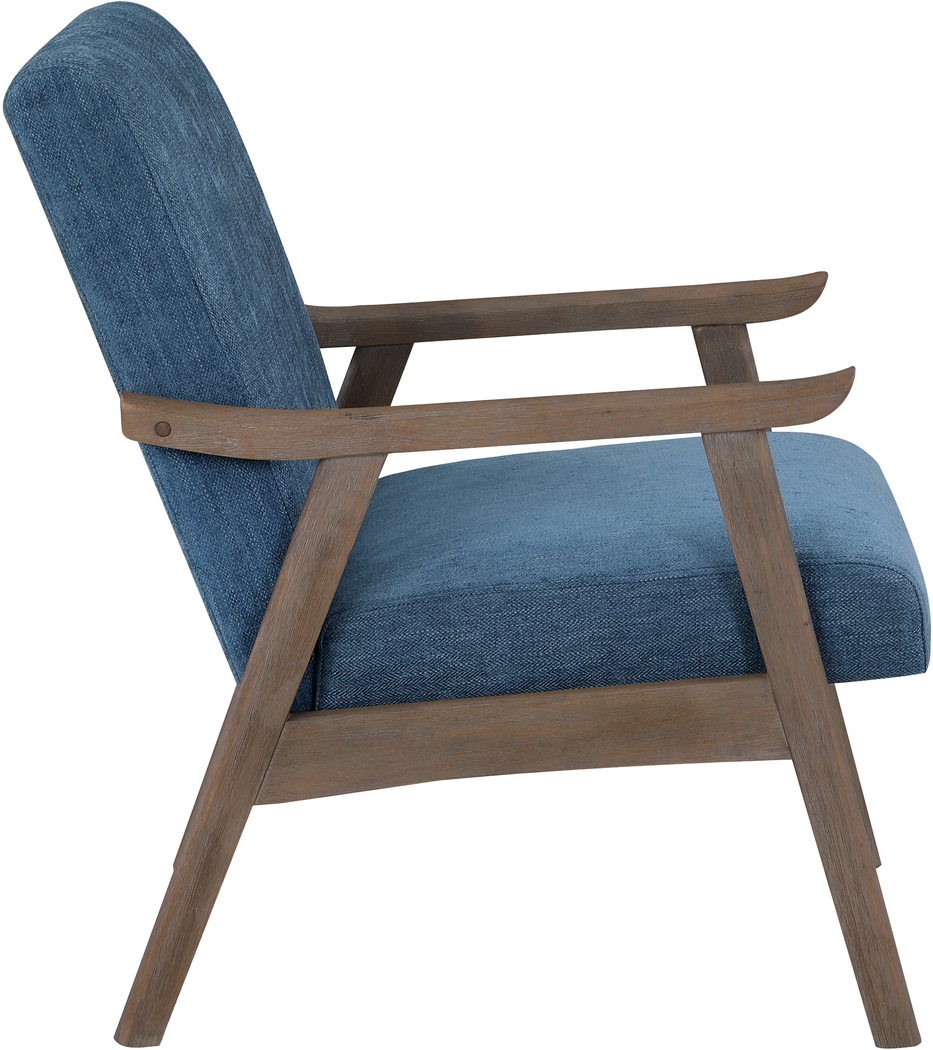Sarapan II Navy Accent Chair - Thumbnail - Image 6