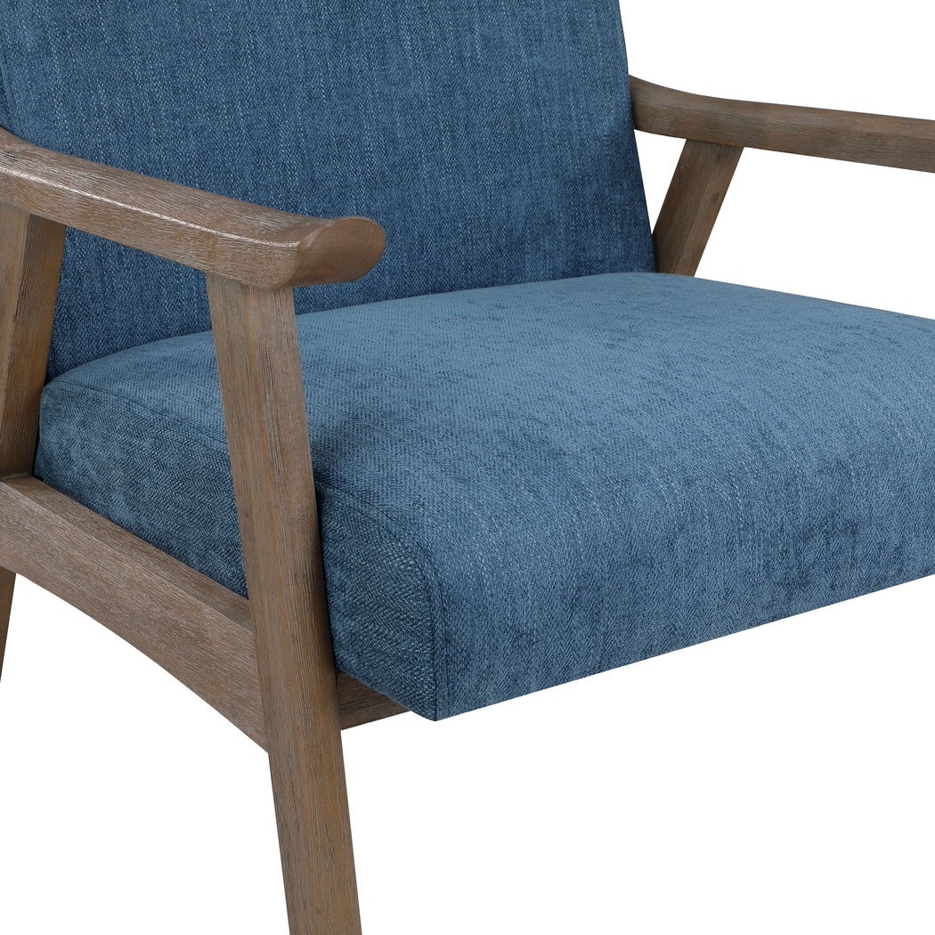 Sarapan II Navy Accent Chair - Thumbnail - Image 7