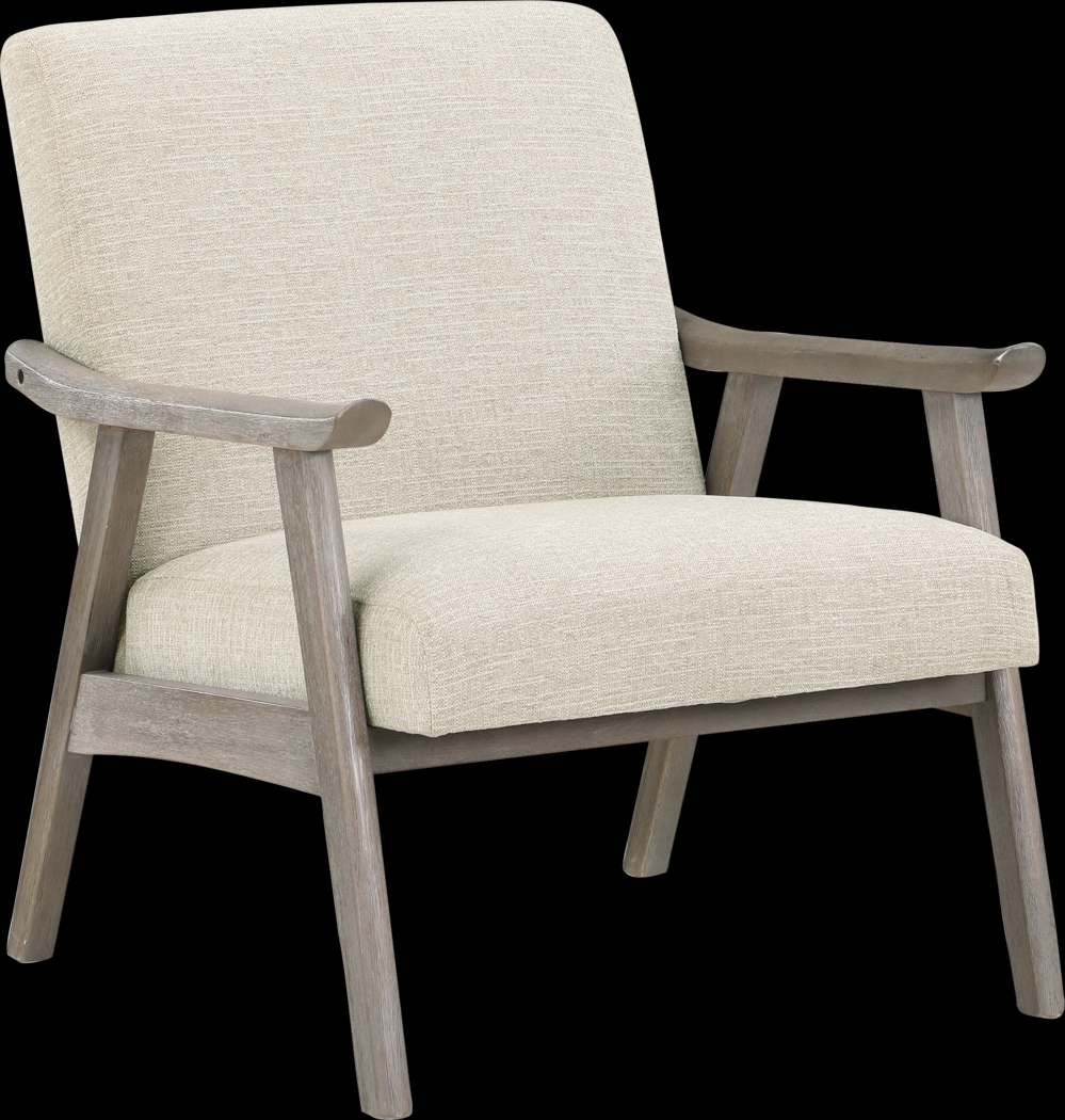 Sarapan III Beige Accent Chair - Thumbnail - Image 1