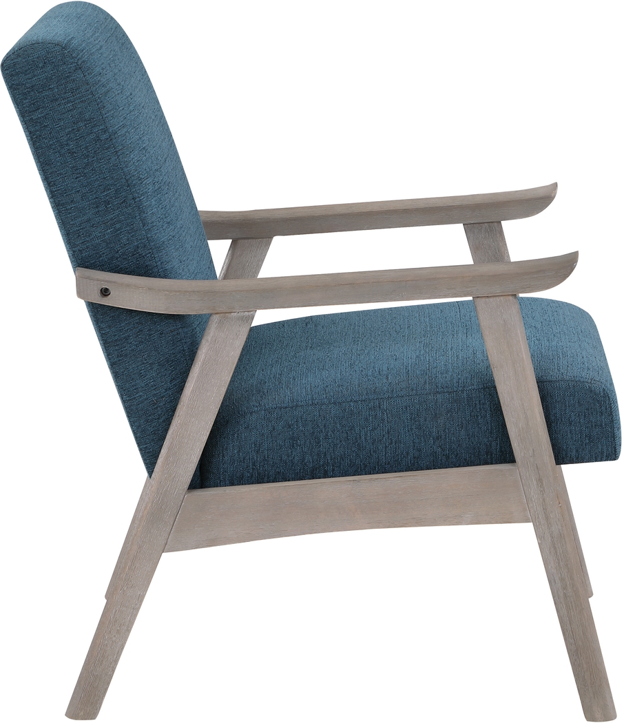 Sarapan III Blue Accent Chair - Thumbnail - Image 6