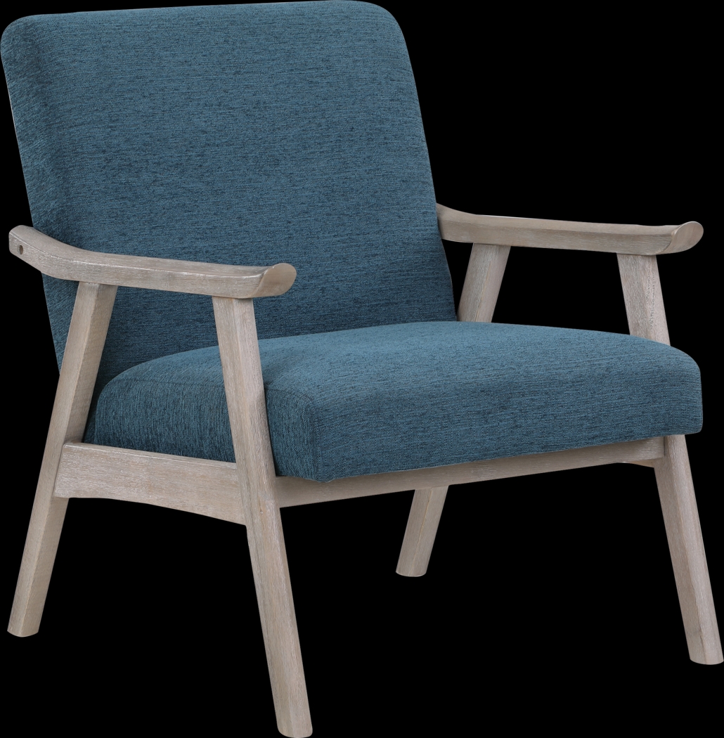 Sarapan III Blue Accent Chair - Thumbnail - Image 1