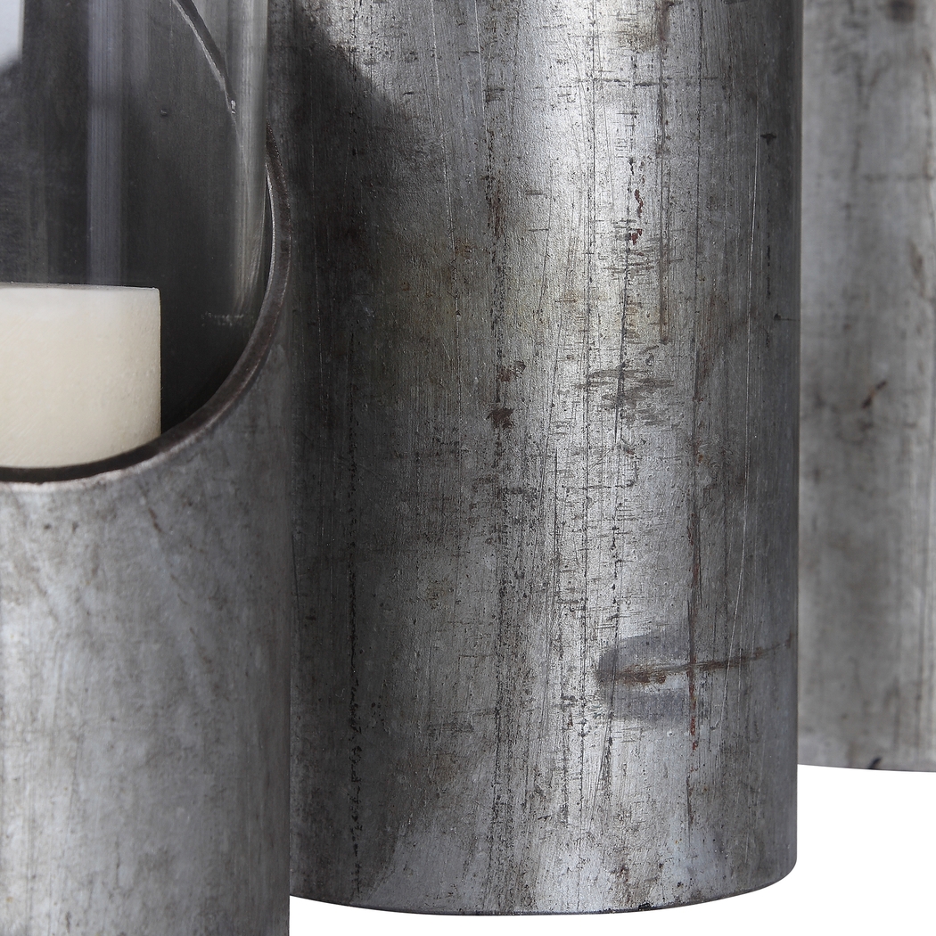 Saraya Silver Candle Holder, Set of 3 - Thumbnail - Image 3