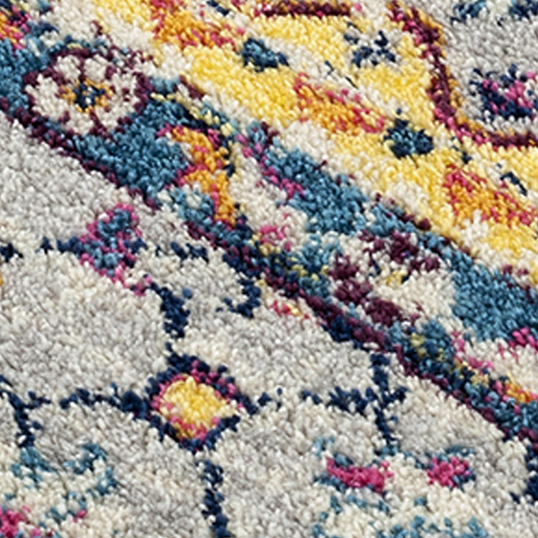 Sarcel Orange/Ivory 5'3 x 7'6 Rug - Thumbnail - Image 4