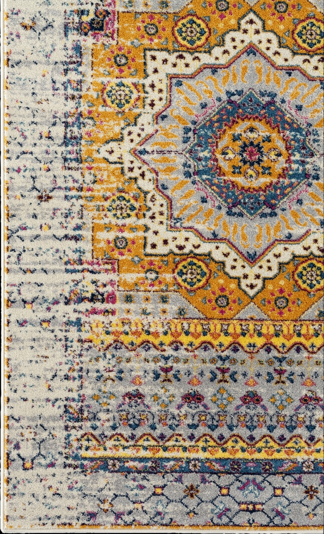 Sarcel Orange/Ivory 5'3 x 7'6 Rug - Thumbnail - Image 5