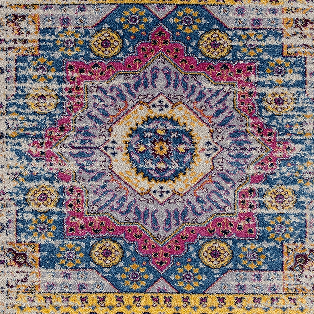 Sarcel Pink/Ivory 5'3 x 7'6 Rug - Thumbnail - Image 3