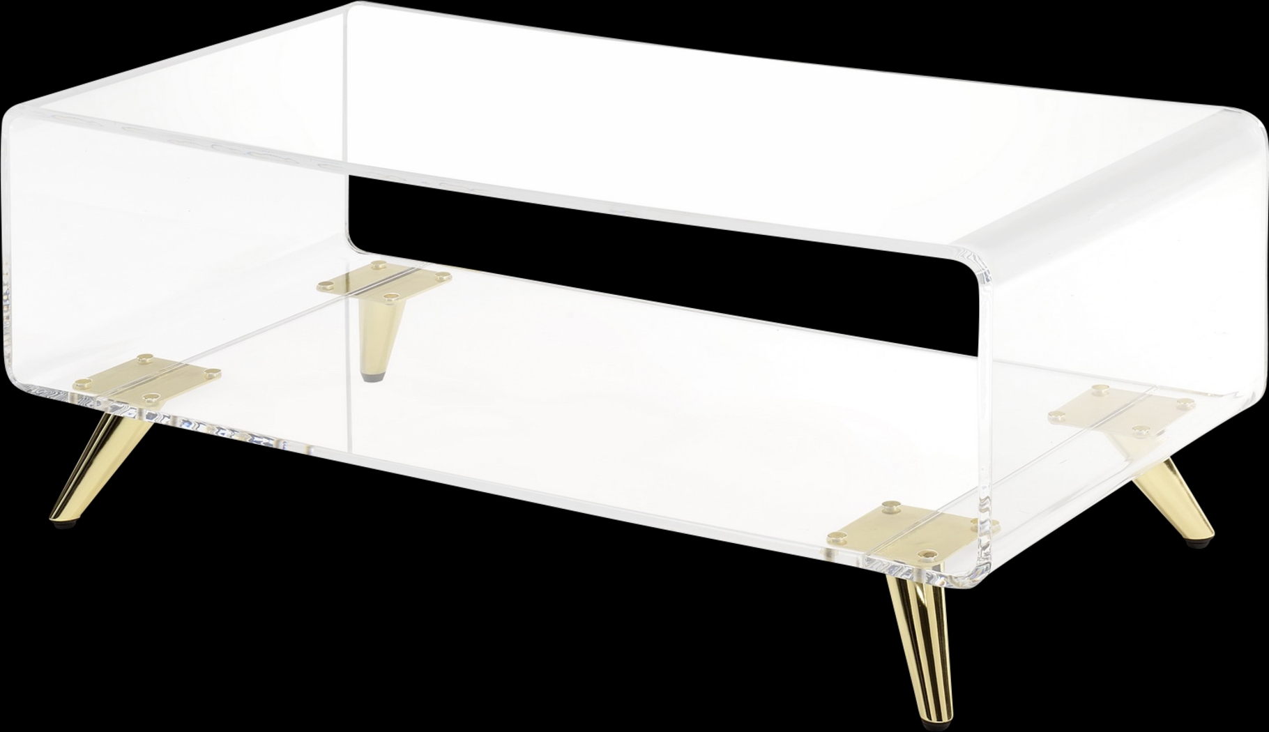 Sareas Clear Cocktail Table - Thumbnail - Image 1