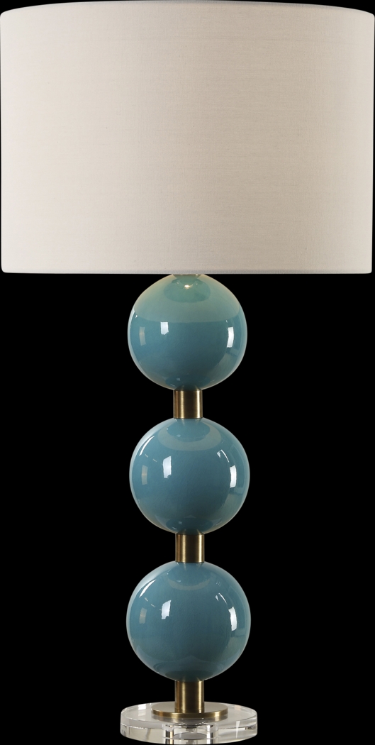 Sarena Bend Turquoise Lamp - Thumbnail - Image 1