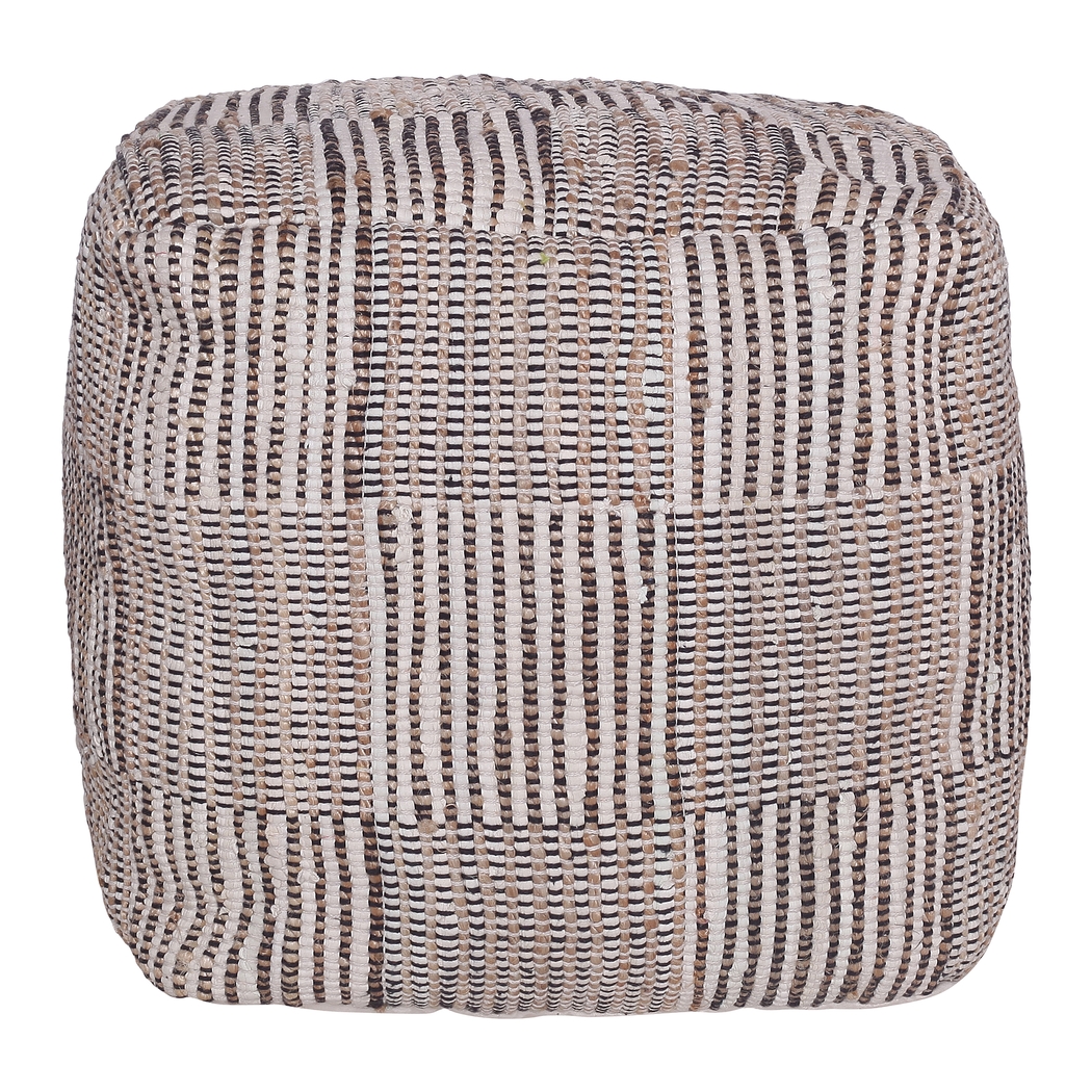 Sarette Natural/Cream Pouf - Thumbnail - Image 6