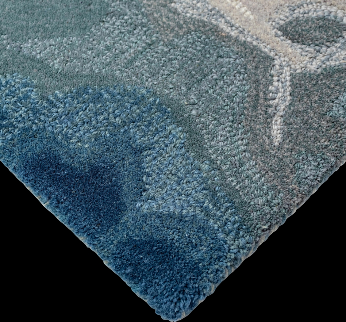 Sarhana Blue 5 ' x 7'6 Rug - Thumbnail - Image 4
