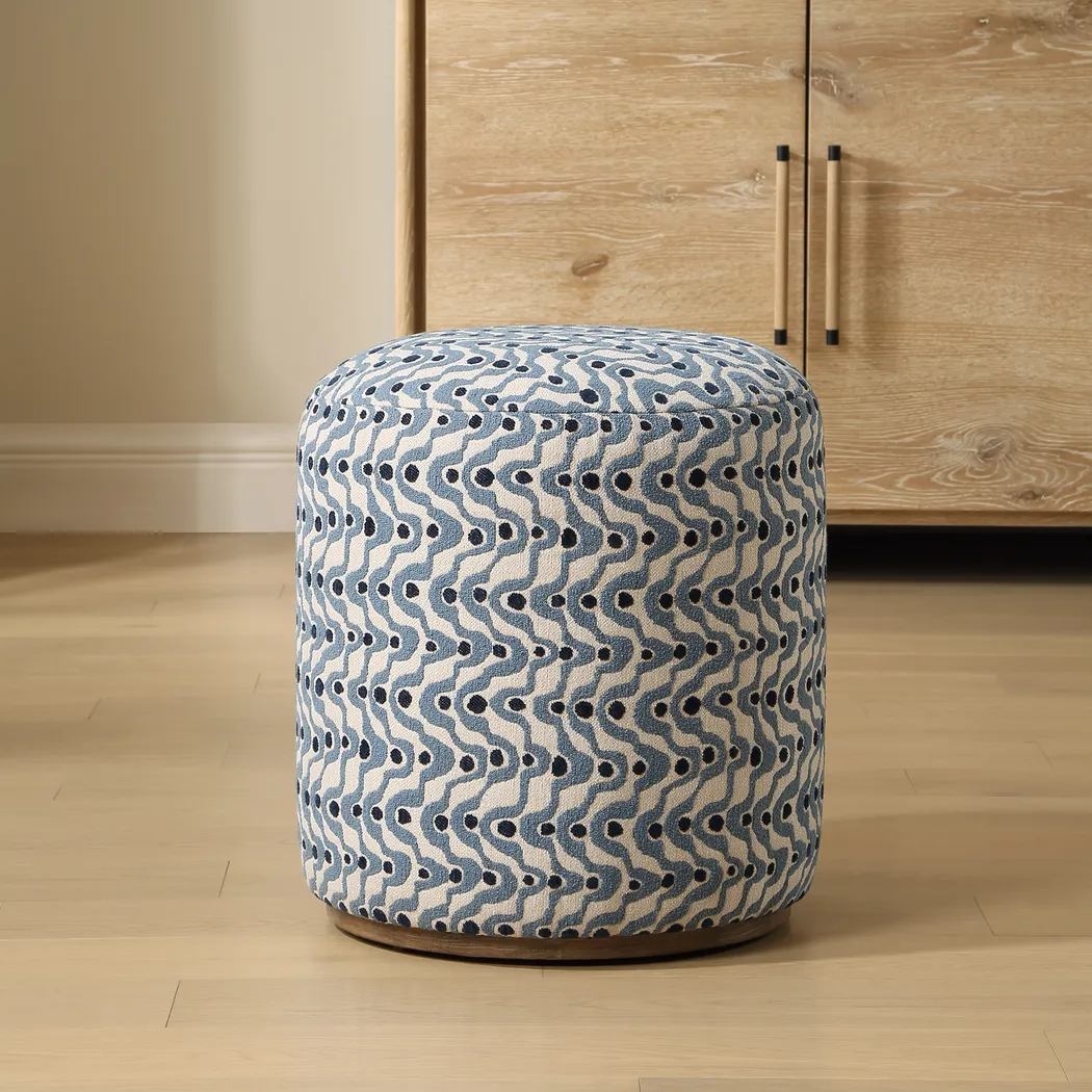 Sarica Blue Ottoman - Thumbnail - Image 2