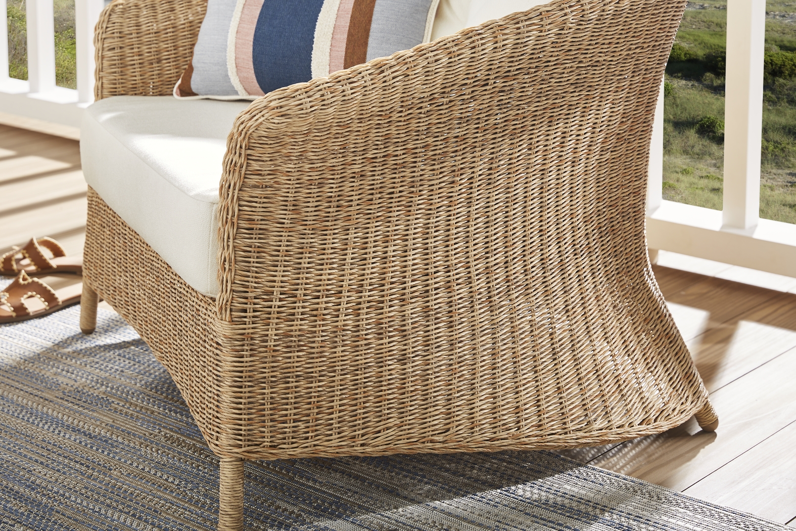 Sarina Bay Natural 4 Pc Outdoor Seating Set - Thumbnail - Image 6