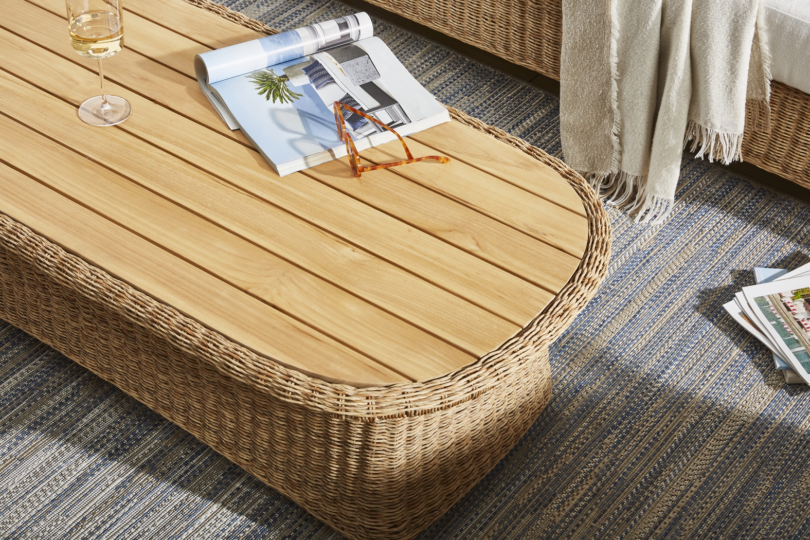 Sarina Bay Natural 4 Pc Outdoor Seating Set - Thumbnail - Image 9