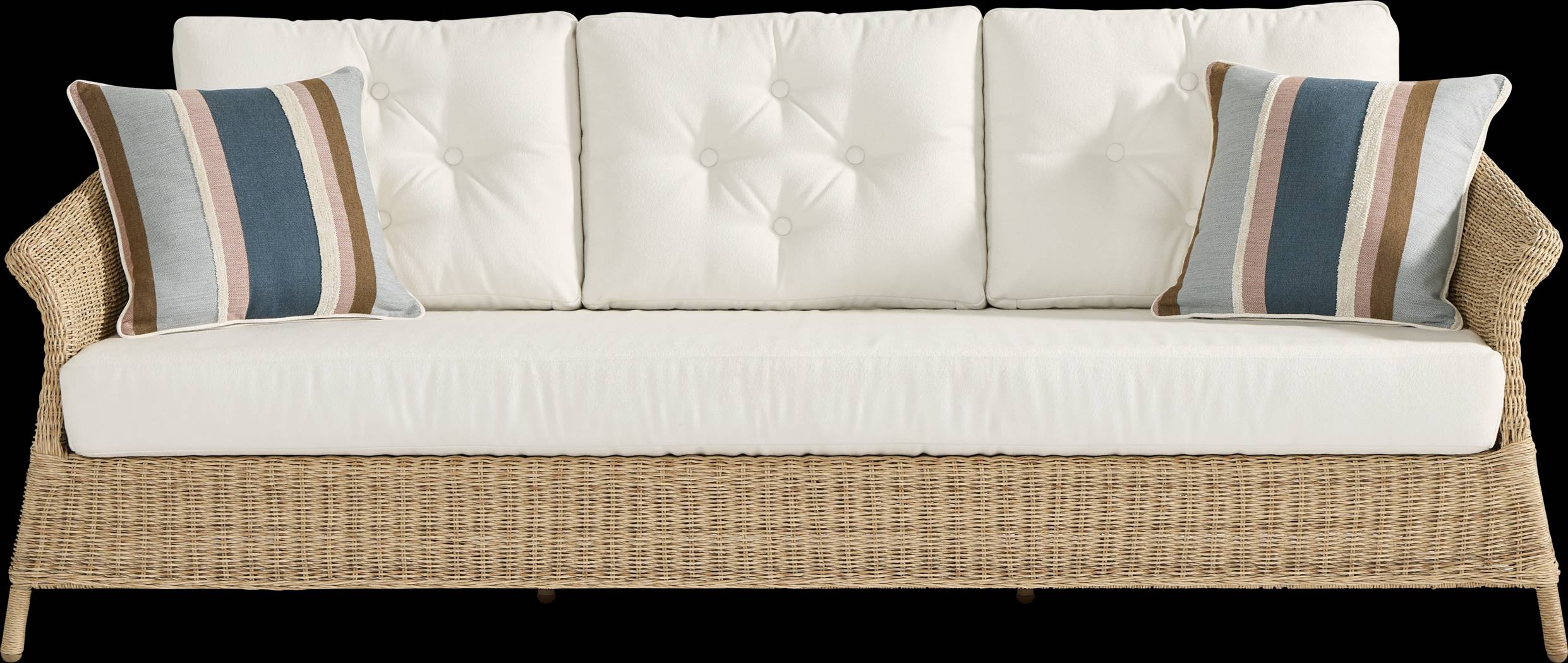 Sarina Bay Natural 4 Pc Outdoor Seating Set - Thumbnail - Image 2