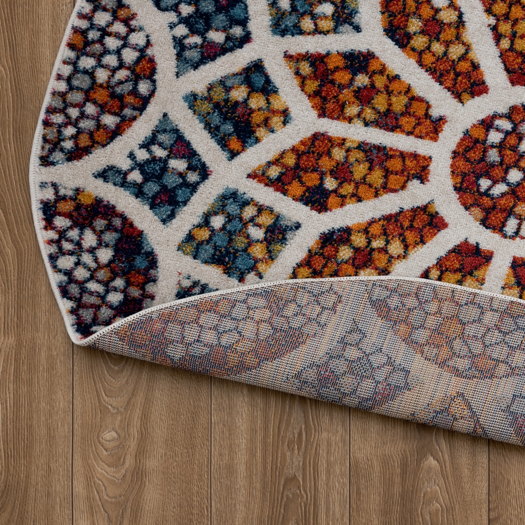 Sarkis Multi 4'4 Round Rug - Thumbnail - Image 6