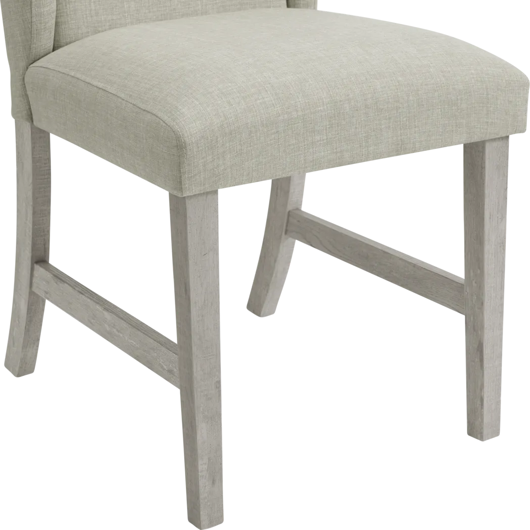 Saro White Side Chair, Set of 2 - Thumbnail - Image 7