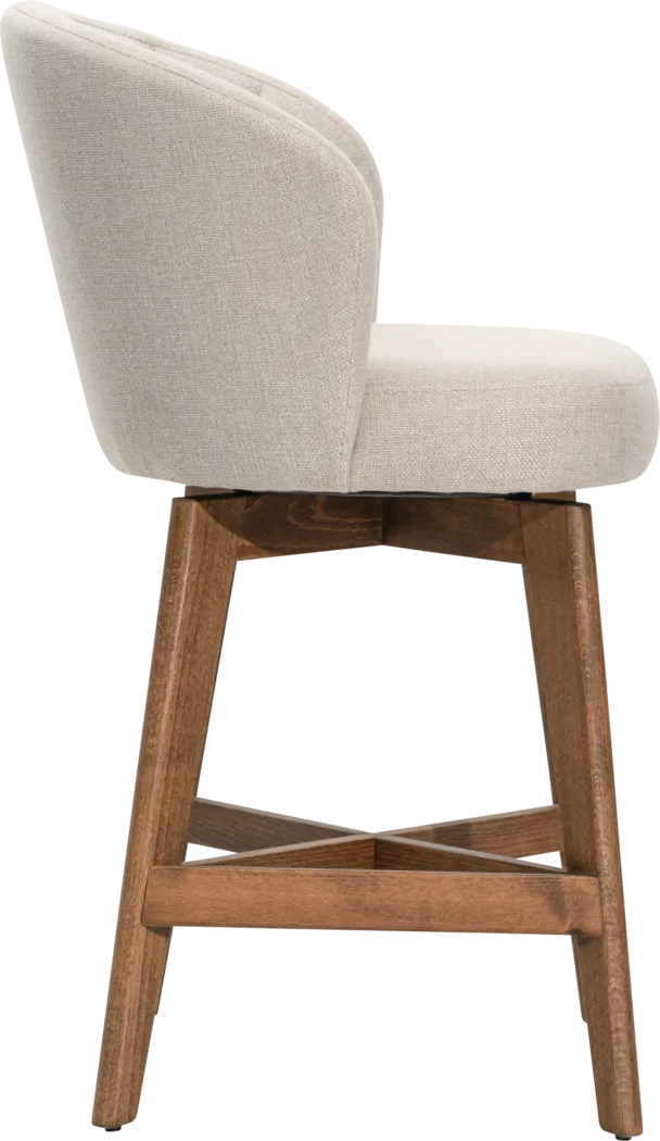 Saroj Cream Counter Stool - Thumbnail - Image 4