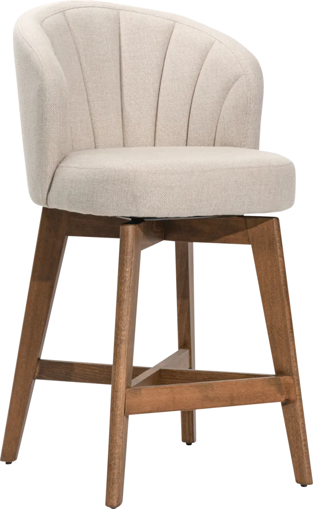 Saroj Cream Counter Stool - Thumbnail - Image 1