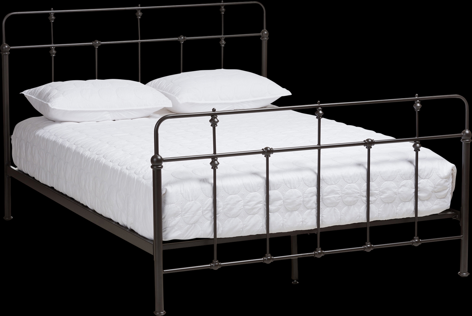 Sarpy Dark Bronze Queen Bed - Thumbnail - Image 1