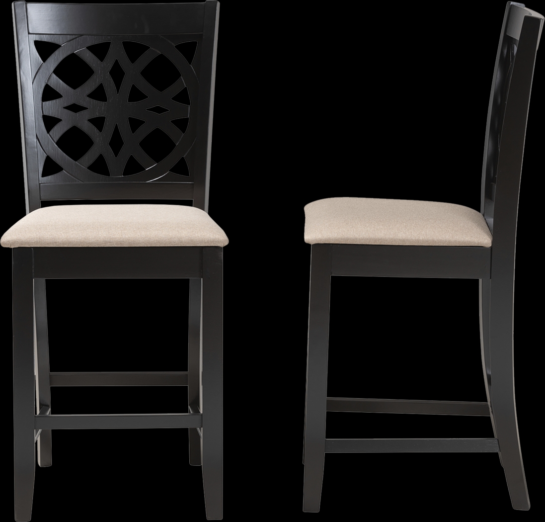 Sarria Brown Counter Stool, Set of 2 - Thumbnail - Image 5