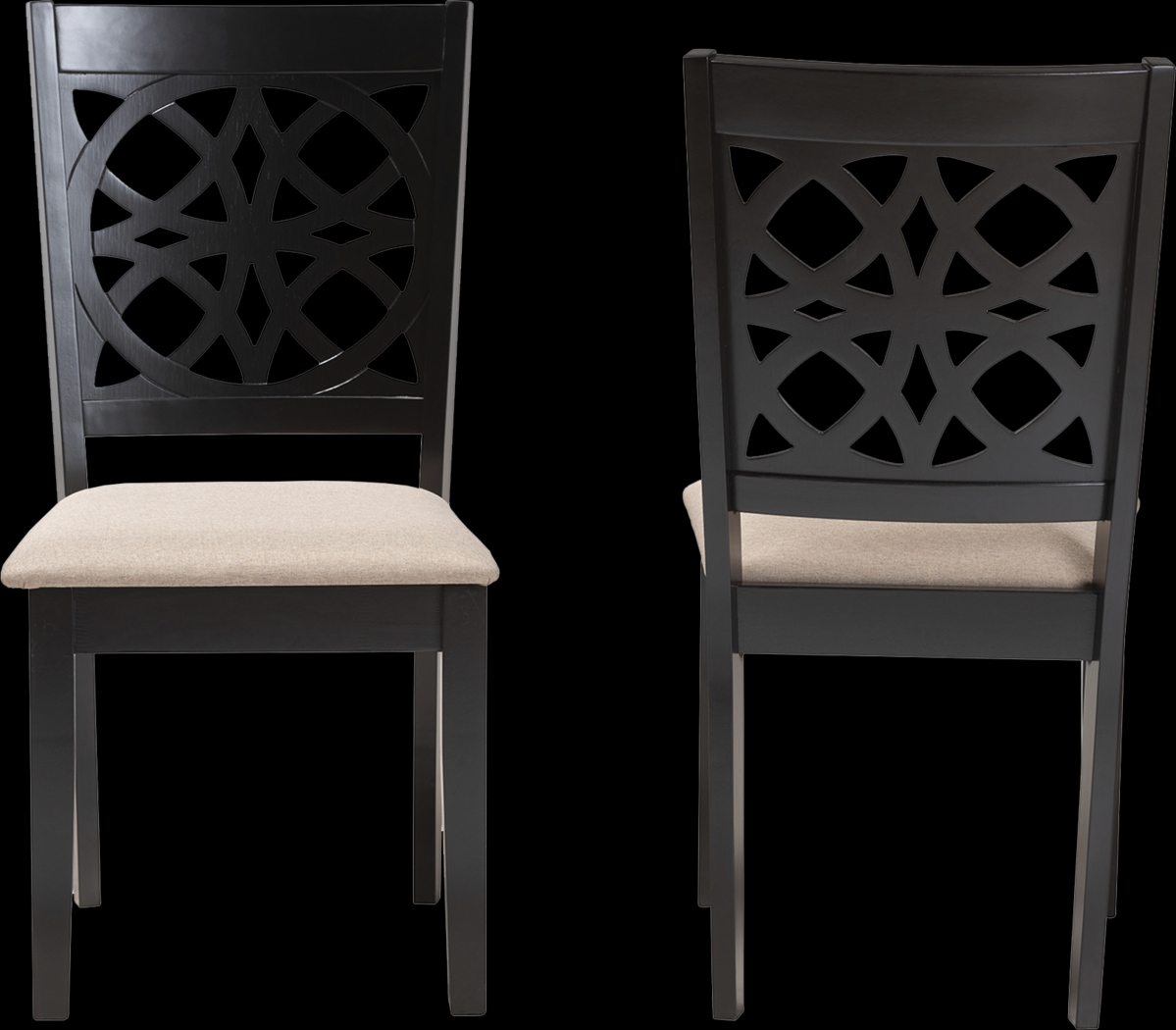 Sarria Brown Dining Chair, Set of 2 - Thumbnail - Image 4