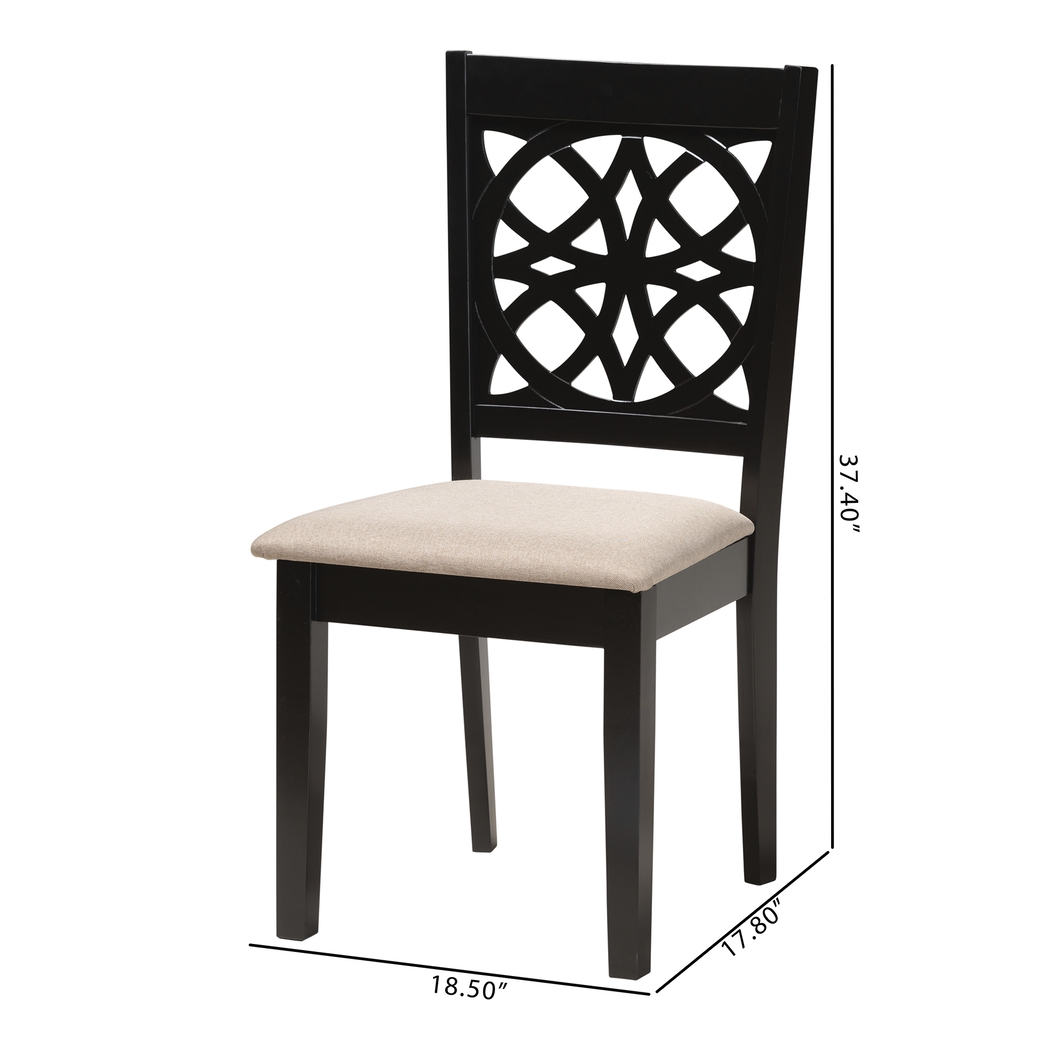 Sarria Brown Dining Chair, Set of 2 - Thumbnail - Image 9