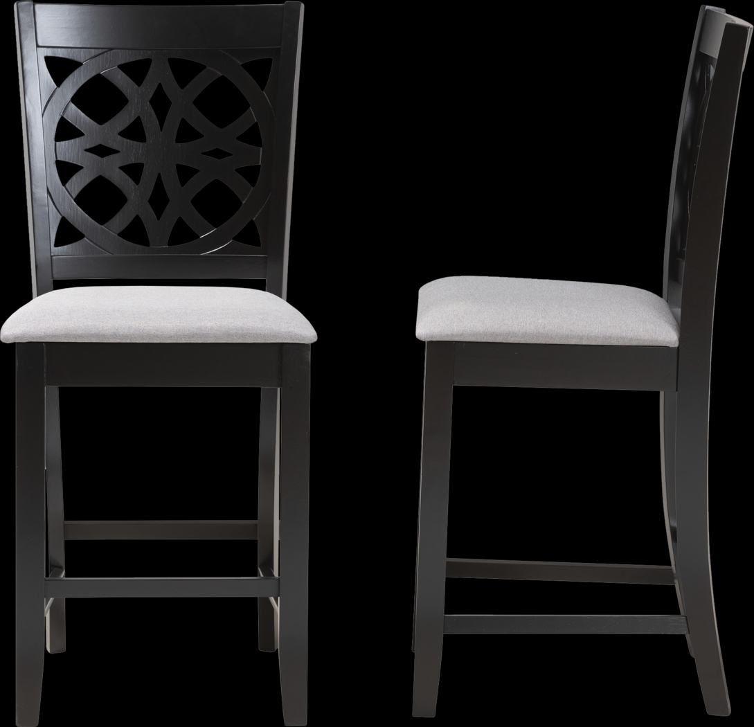 Sarria Dark Brown Counter Stool, Set of 2 - Thumbnail - Image 5