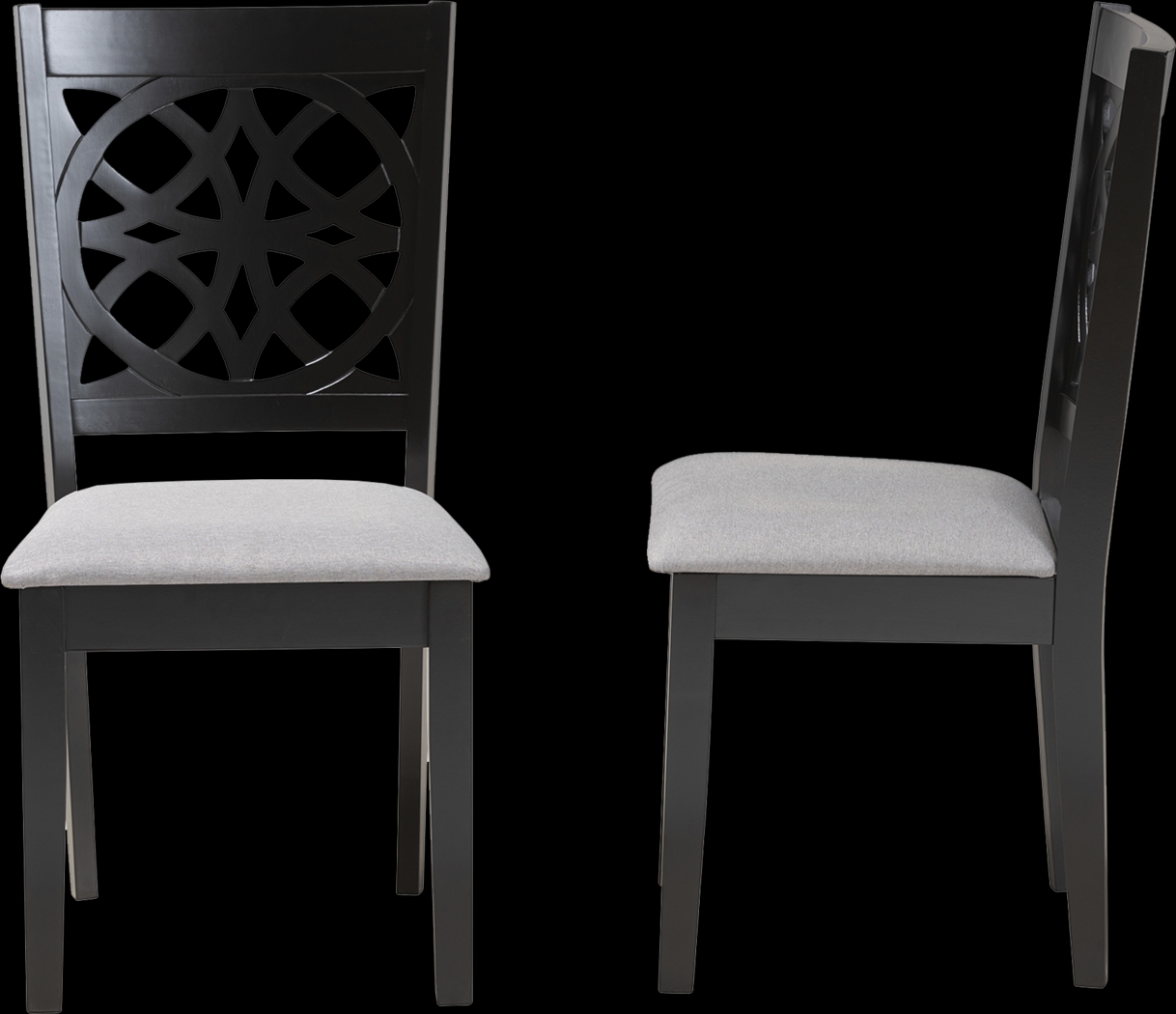 Sarria Dark Brown Dining Chair, Set of 2 - Thumbnail - Image 5