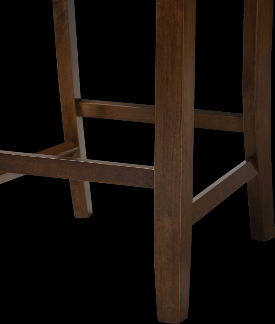 Sarria Walnut Brown Counter Stool, Set of 2 - Thumbnail - Image 6