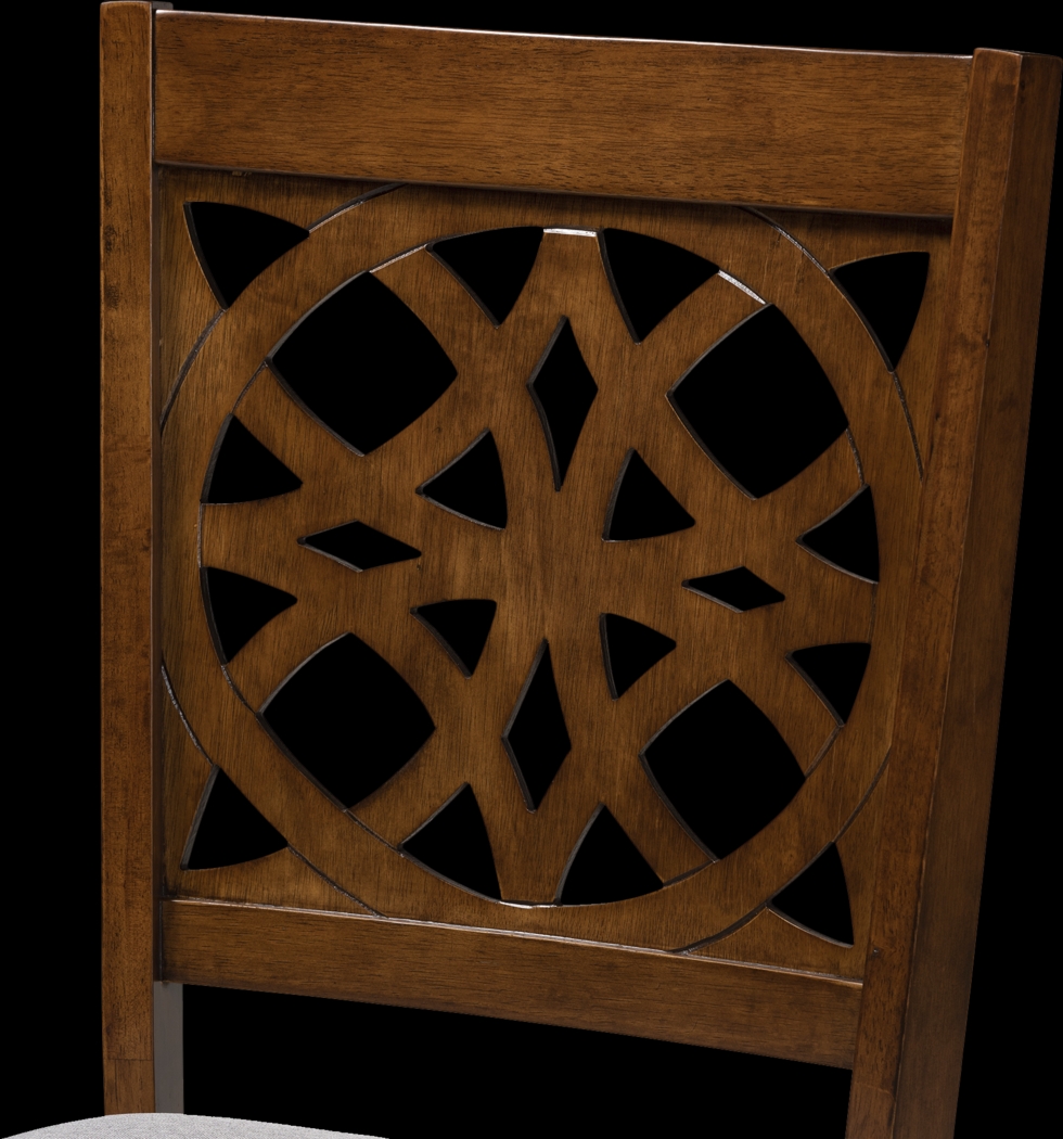 Sarria Walnut Brown Dining Chair, Set of 2 - Thumbnail - Image 6