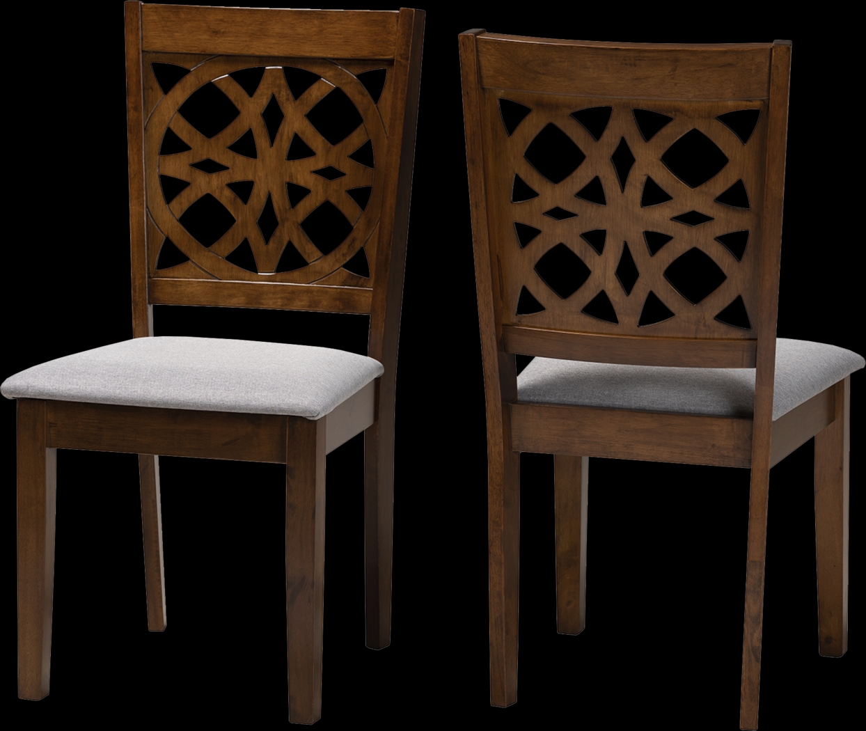 Sarria Walnut Brown Dining Chair, Set of 2 - Thumbnail - Image 1