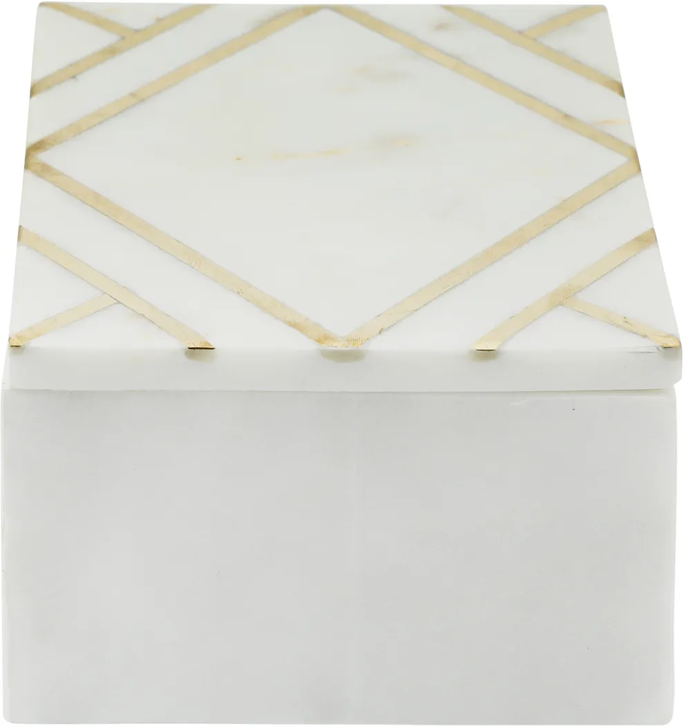 Sarrvers White Decorative Box - Thumbnail - Image 4