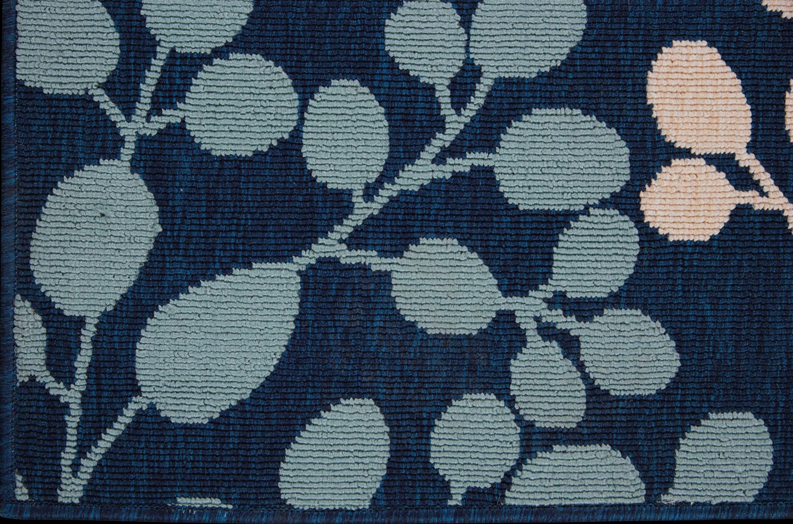 Sarvin Navy 5' x 8' Indoor/Outdoor Rug - Thumbnail - Image 2