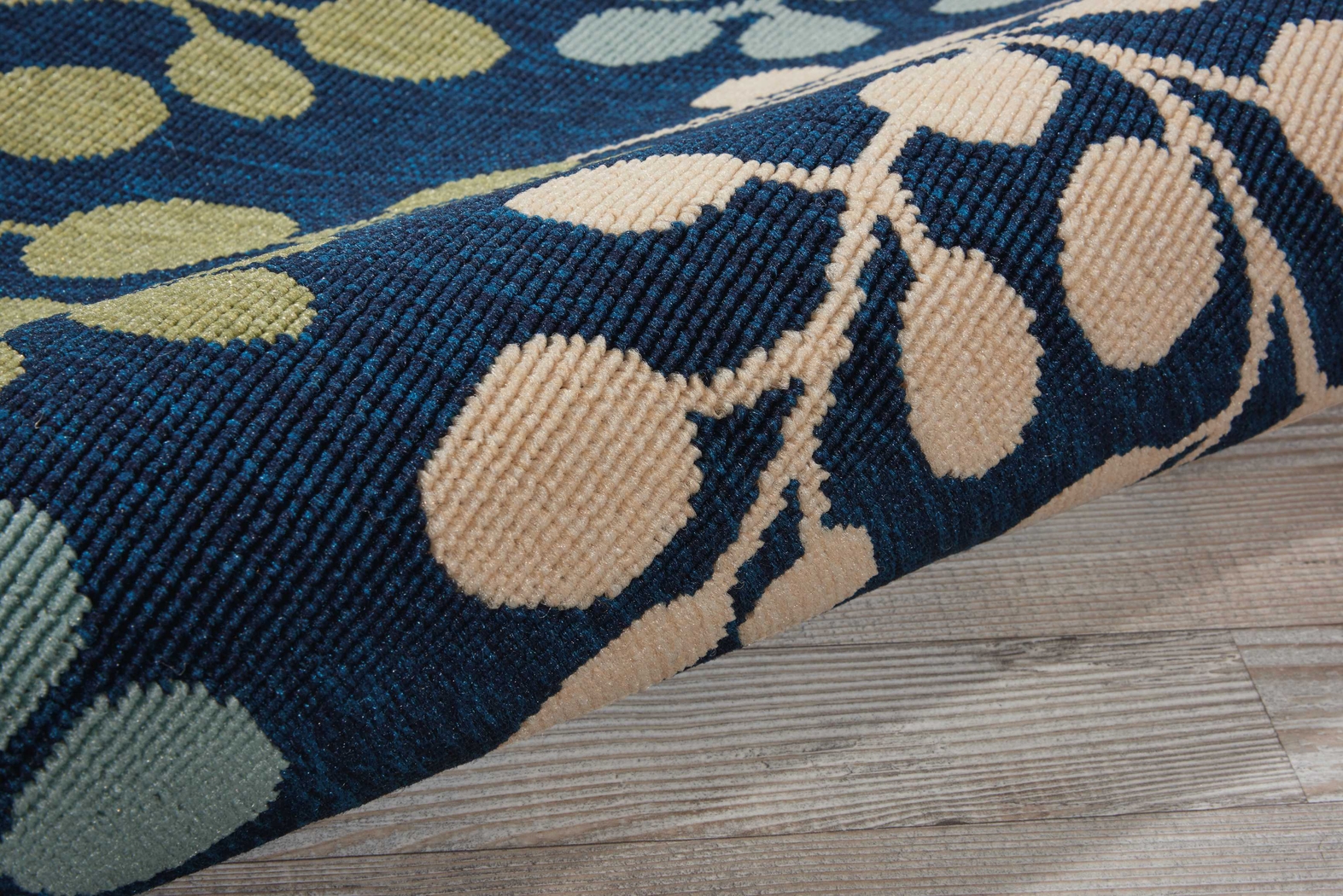 Sarvin Navy 5' x 8' Indoor/Outdoor Rug - Thumbnail - Image 3