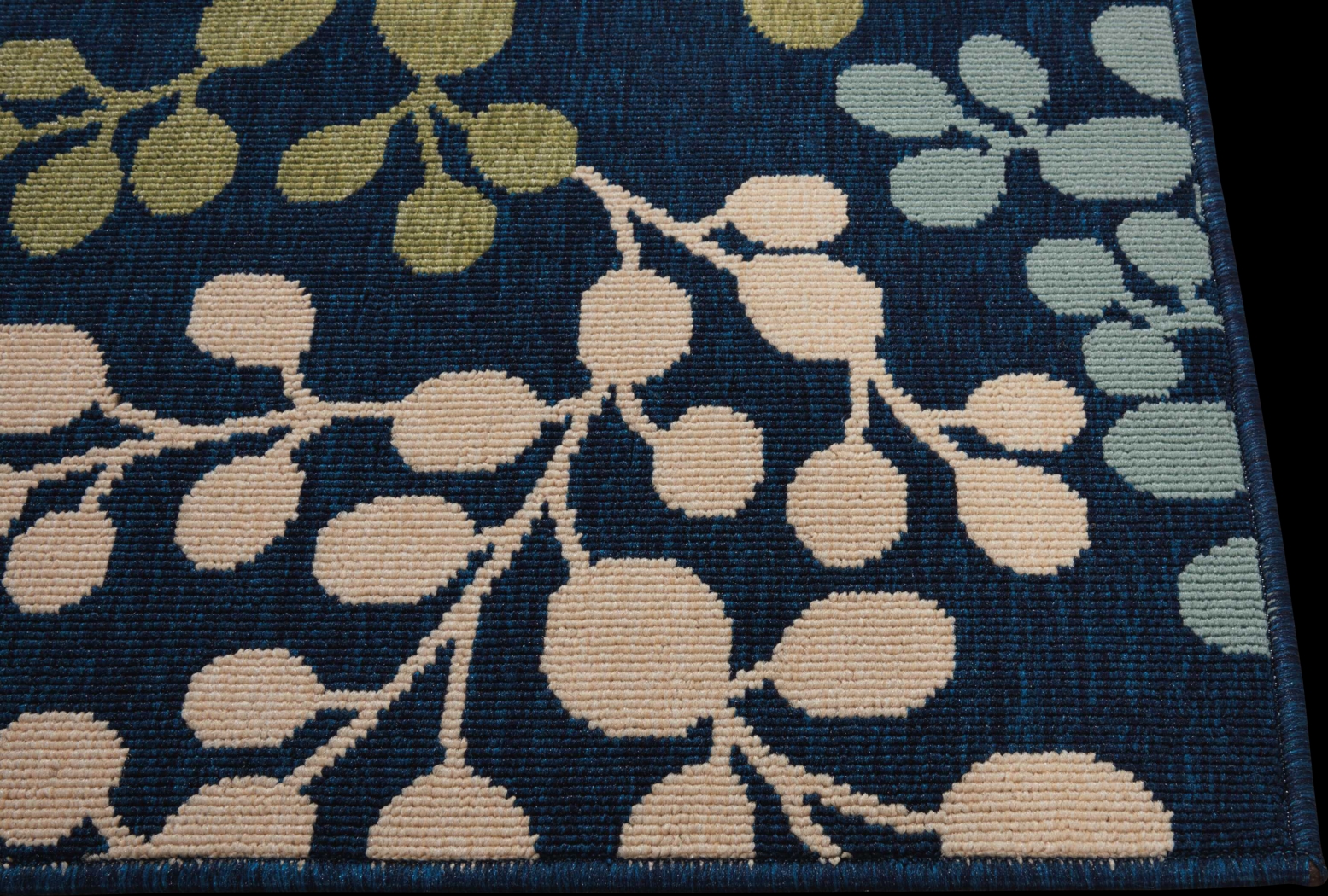 Sarvin Navy 5' x 8' Indoor/Outdoor Rug - Thumbnail - Image 4