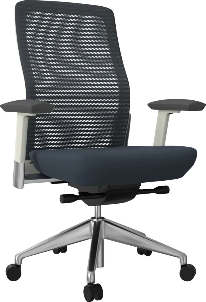 Sasira Gray/White Office Chair - Image 3