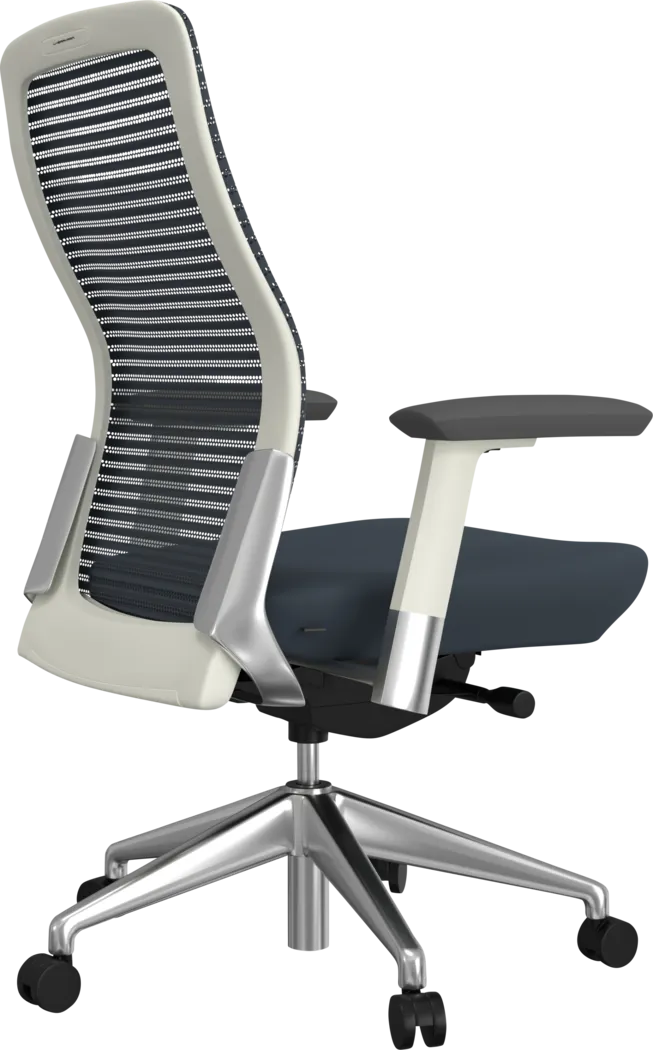 Sasira Gray/White Office Chair - Image 4