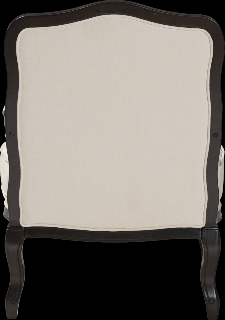 Sassaquin Cream Accent Chair - Thumbnail - Image 6