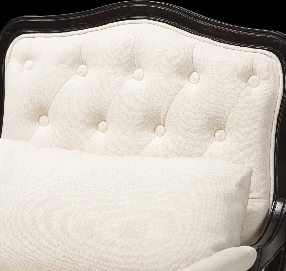 Sassaquin Cream Accent Chair - Thumbnail - Image 7