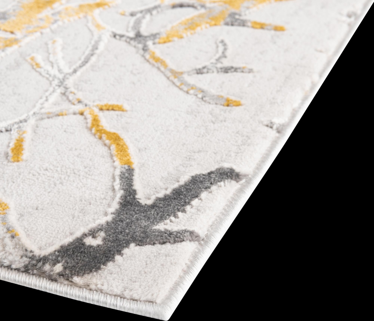 Sasuka Yellow 6'1 x 9' Rug - Thumbnail - Image 5