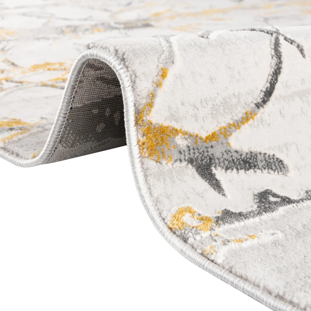 Sasuka Yellow 7'10 x 10' Rug - Thumbnail - Image 7