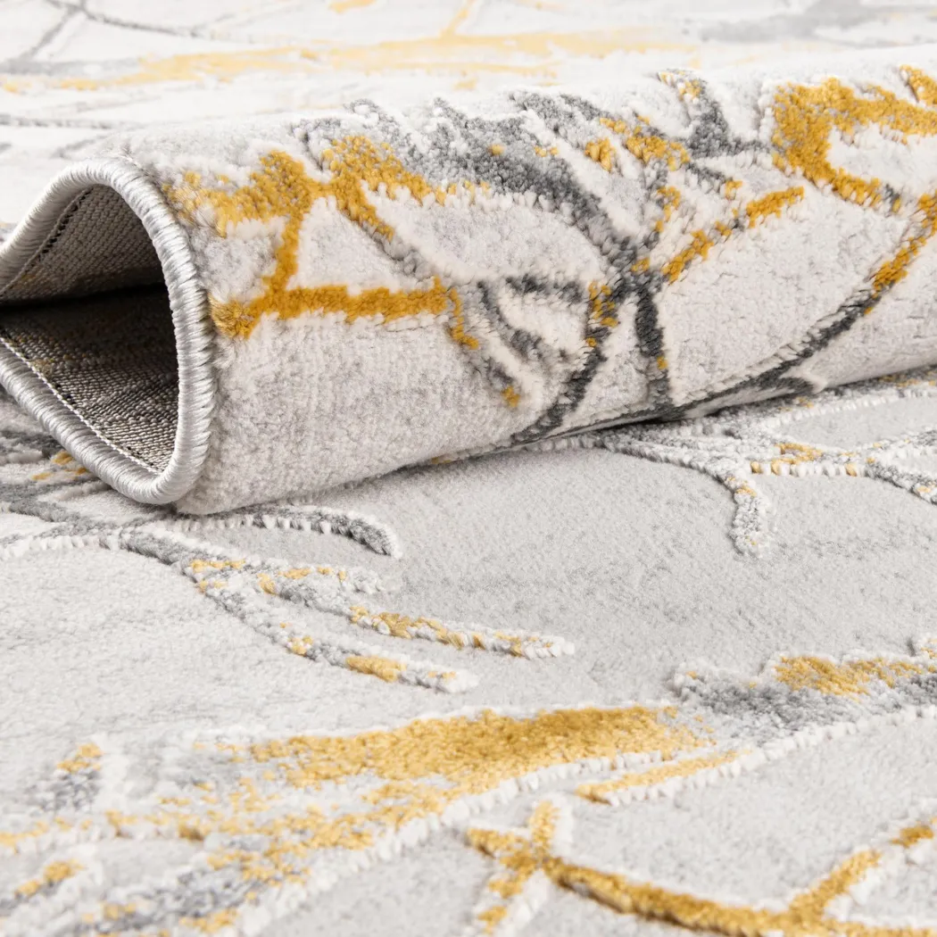 Sasuka Yellow 7'10 x 10' Rug - Thumbnail - Image 9