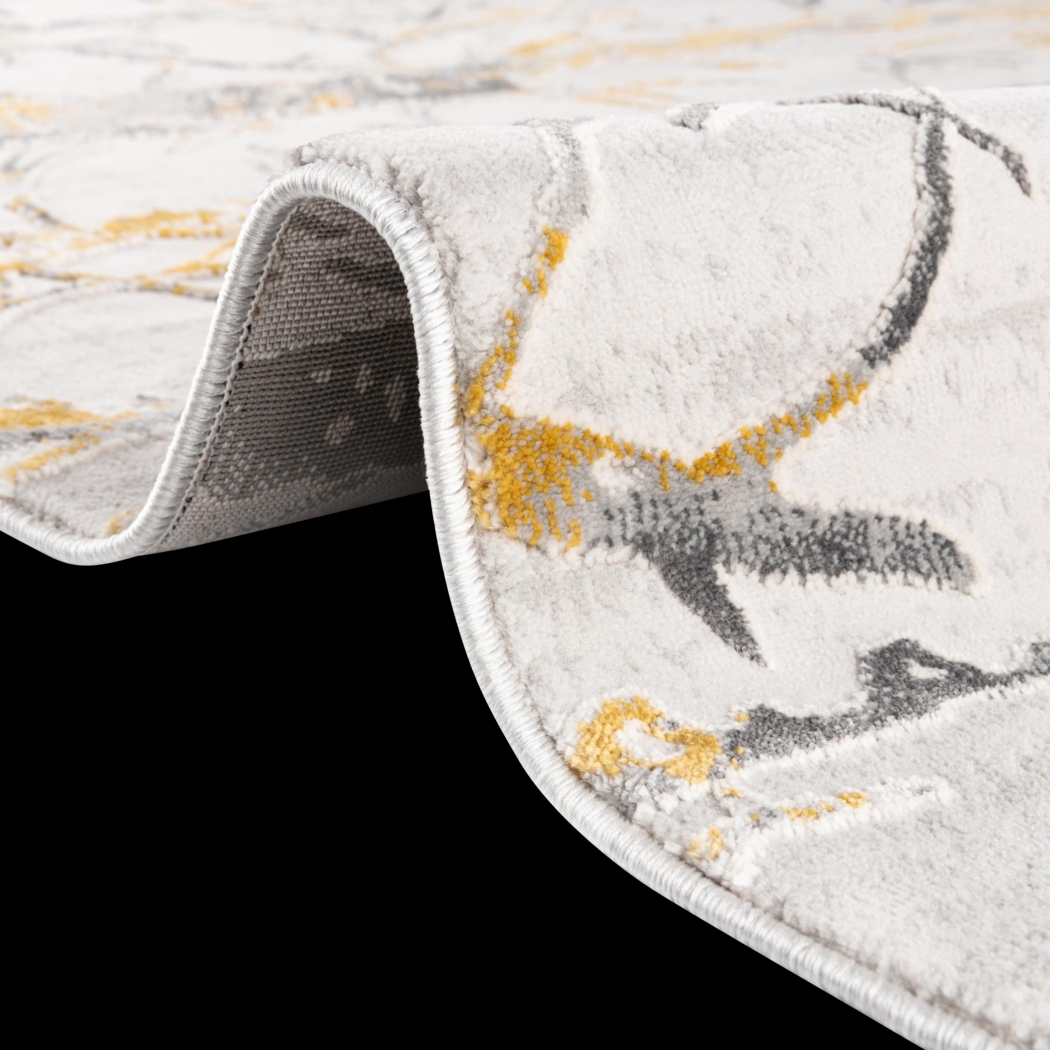 Sasuka Yellow 9' x 12'2 Rug - Thumbnail - Image 7