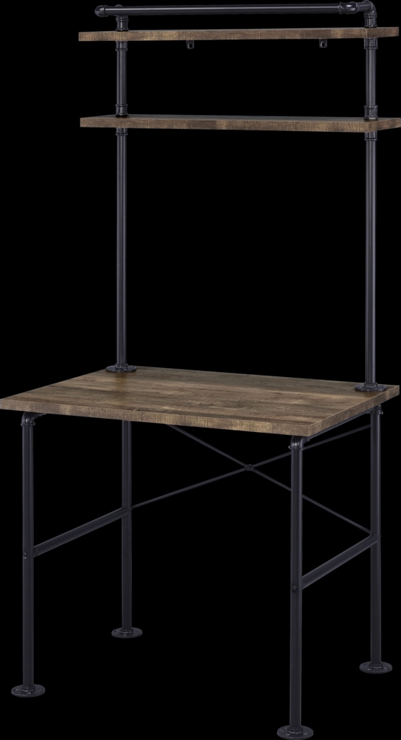 Sateena Oak Desk - Thumbnail - Image 1