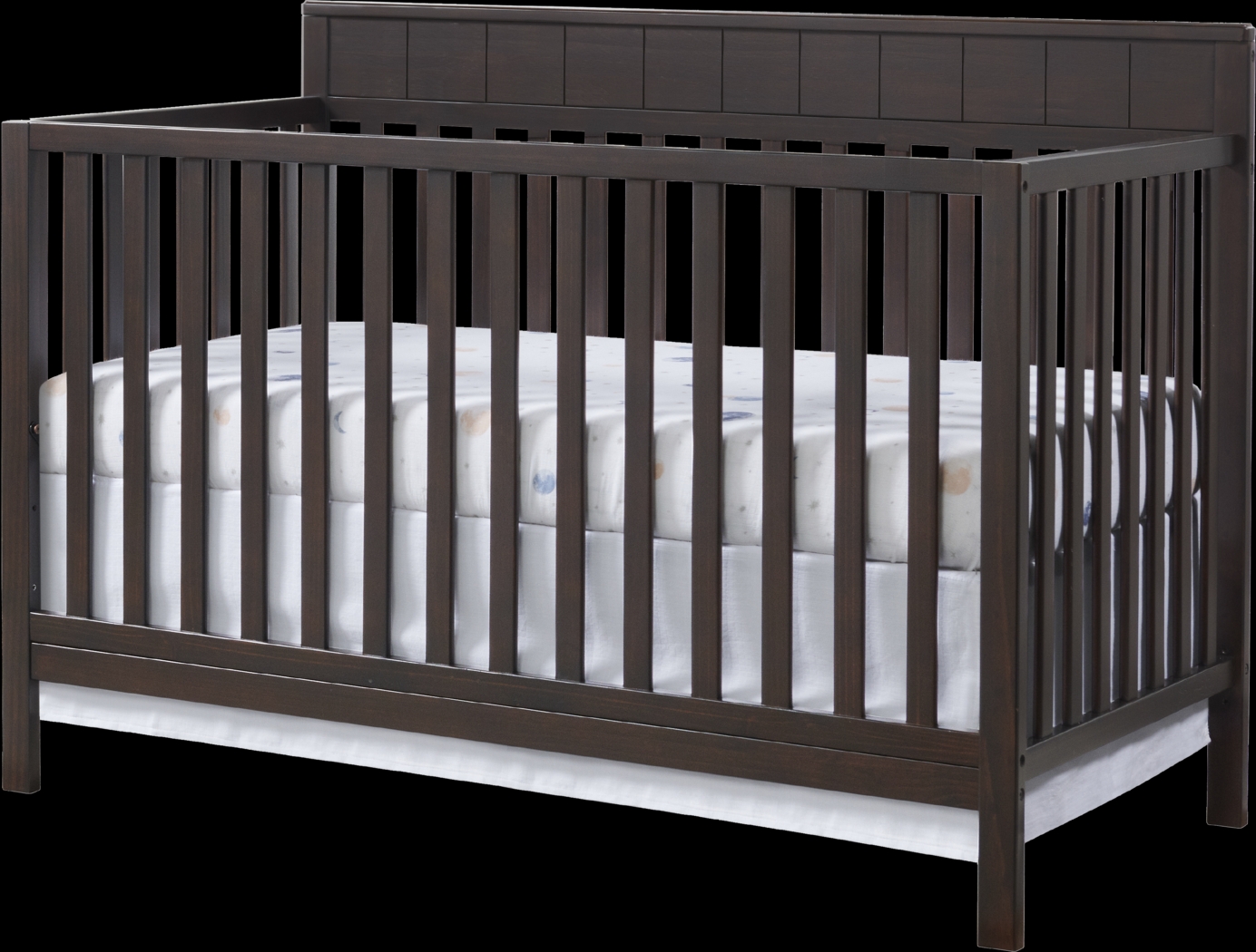 Satine Espresso Convertible Crib - Thumbnail - Image 1